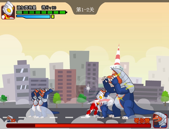 奥特曼打怪兽2